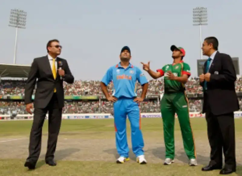 BD vs IND 2011 toss