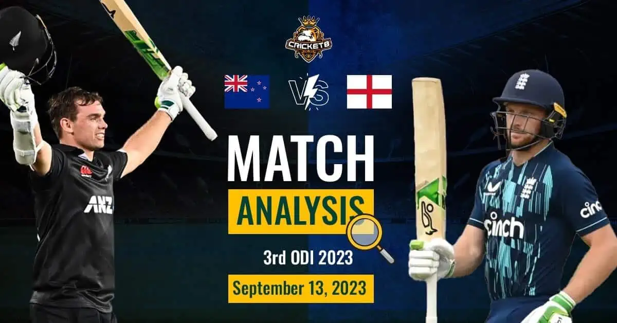 England vs New Zealand 3rd ODI 2023: Match Analysis