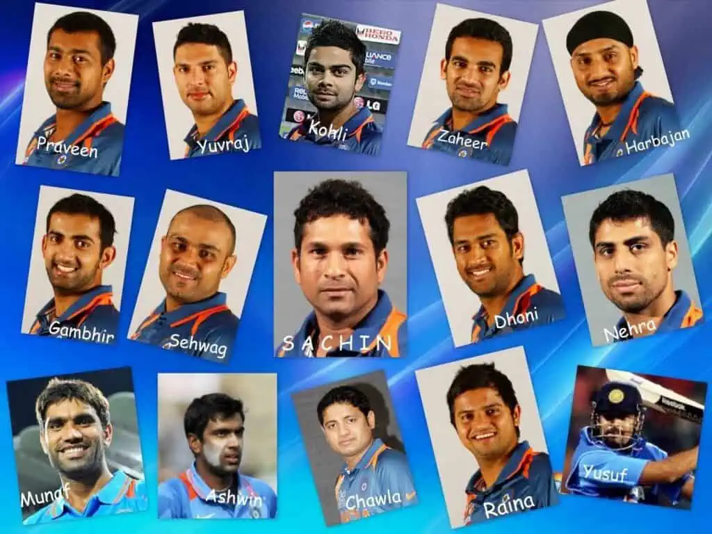 Indian squad 2011