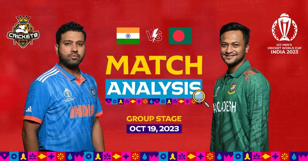 The Highlights of the India vs Bangladesh Thrilling Group Stage Match in 2023 WC