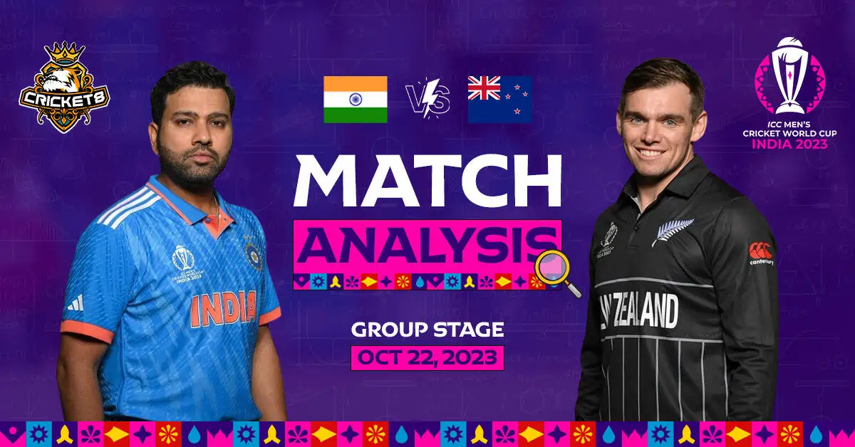 Match Analysis of India Vs New Zealand In 2023 ICC World Cup