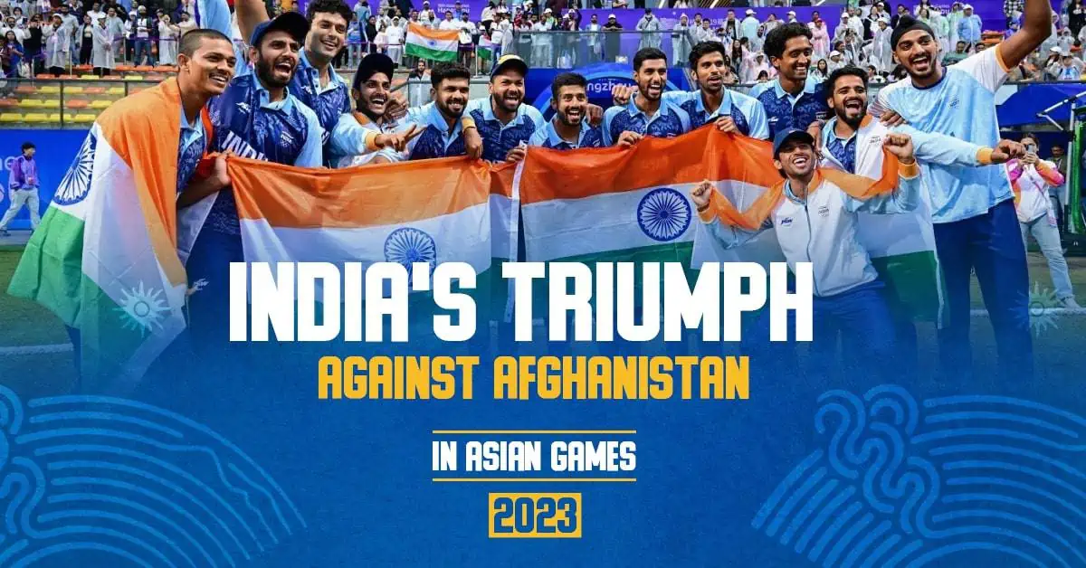 Triumphant Indian Team in Asia Cup Games 2023