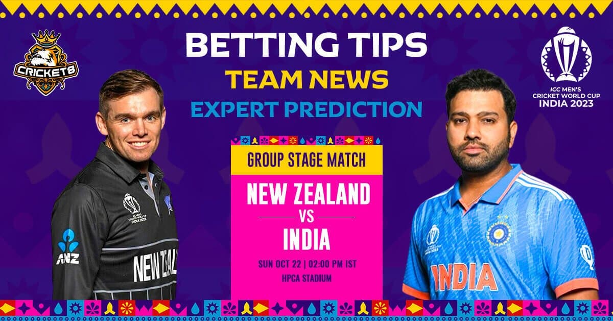 Expert Analysis and Betting Tips of IND Vs. NZ CWC 2023