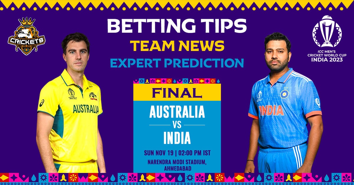 Ind vs Aus World Cup Finals Betting Analysis