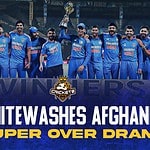 Rohit Stars as India Whitewashes Afghanistan in Super Over Drama