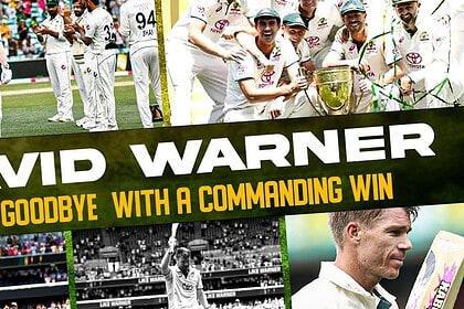 Warner Gets an Epic Goodbye with a Commanding Win