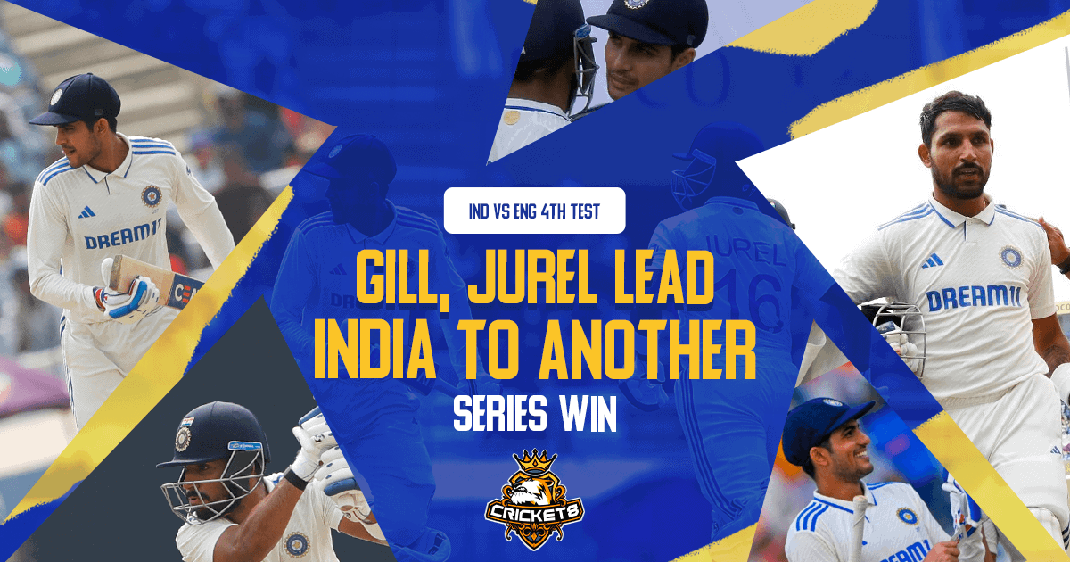 Gill, Jurel Lead India to Another Series Win