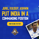 Jurel, Kuldeep, Ashwin Put India in a Commanding Position