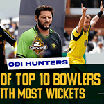 List Of ODI Cricket’s Top 10 Bowlers With The Most Number Of Wickets.